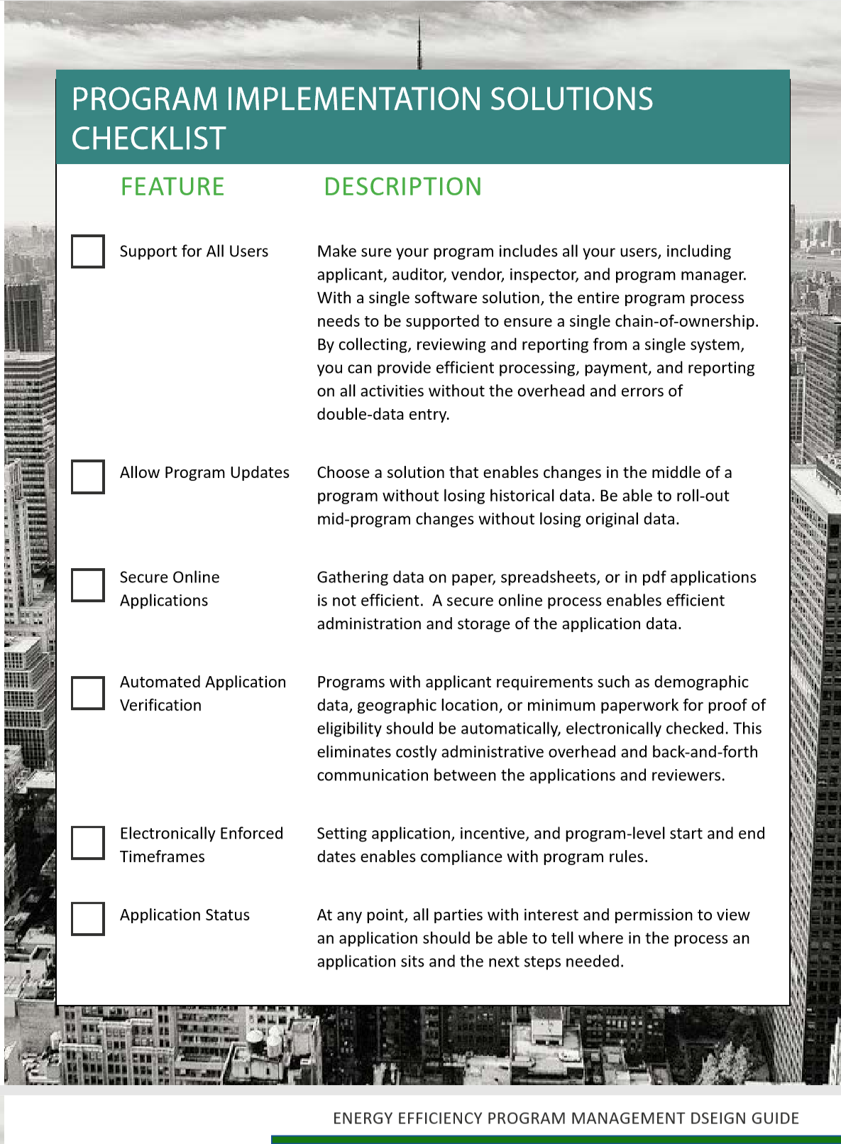 Program Management Design Guide Download